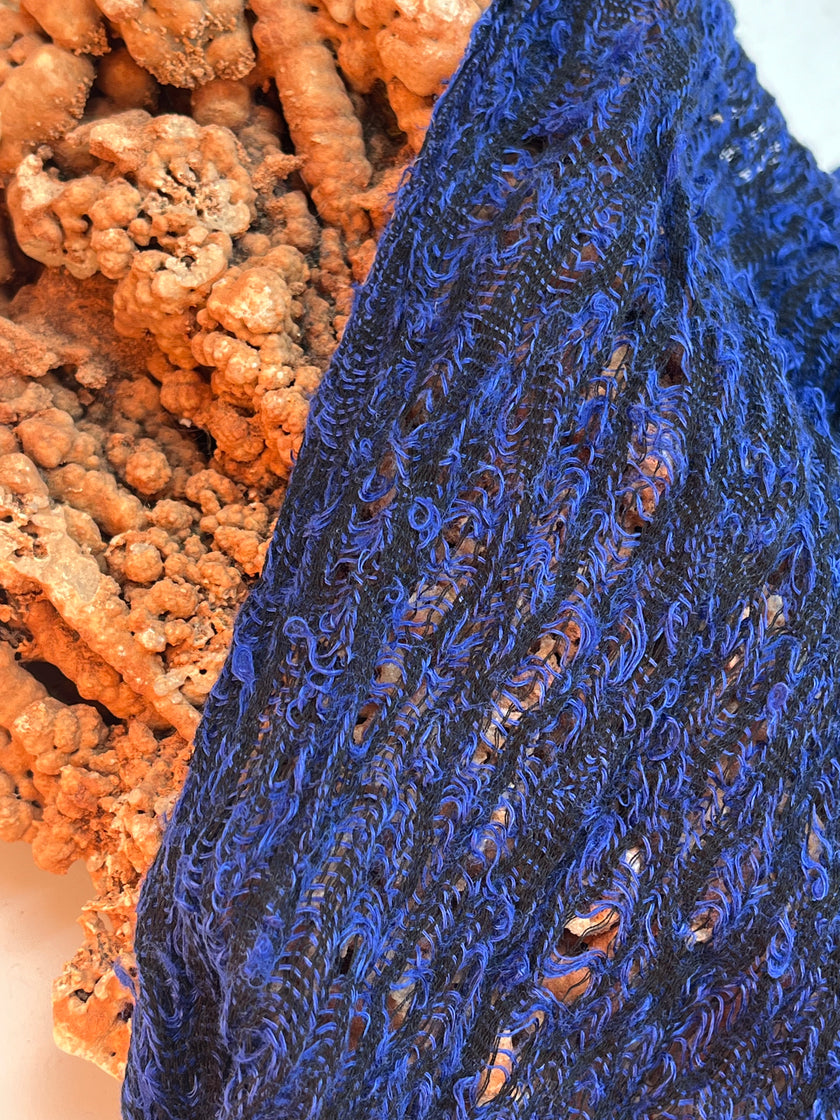 Indigo Blue Benzersiz Doğal Kumaşlar: Eğlenceli, Şeffaf ve Dokulu Pamuklu Keten Karışımı | Yaz Kreasyonlarınız İçin 3D Dokulu Kaliteli Özel Kumaşlar.