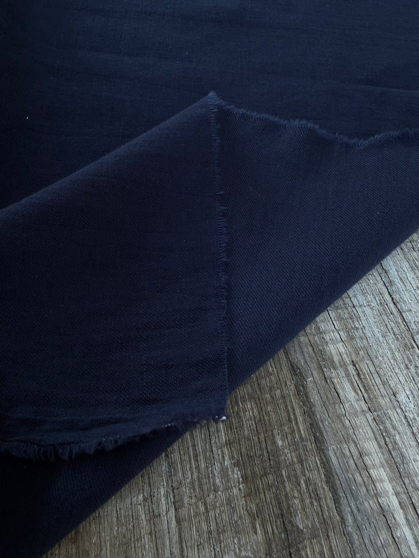 Washed Linen Cotton Fabric by the Yard – Lightweight 50% Linen 50% Cotton Fabric | 145 cm Wide | 6 Natural Colors