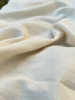 Washed Linen Cotton Fabric by the Yard – Lightweight 50% Linen 50% Cotton Fabric | 145 cm Wide | 6 Natural Colors