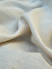 Washed Linen Cotton Fabric by the Yard – Lightweight 50% Linen 50% Cotton Fabric | 145 cm Wide | 6 Natural Colors