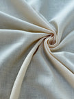 Washed Linen Cotton Fabric by the Yard – Lightweight 50% Linen 50% Cotton Fabric | 145 cm Wide | 6 Natural Colors