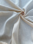 Washed Linen Cotton Fabric by the Yard – Lightweight 50% Linen 50% Cotton Fabric | 145 cm Wide | 6 Natural Colors