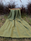 Washed Linen Cotton Fabric by the Yard – Lightweight 50% Linen 50% Cotton Fabric | 145 cm Wide | 6 Natural Colors