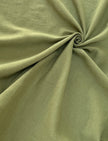 Washed Linen Cotton Fabric by the Yard – Lightweight 50% Linen 50% Cotton Fabric | 145 cm Wide | 6 Natural Colors