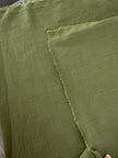 Washed Linen Cotton Fabric by the Yard – Lightweight 50% Linen 50% Cotton Fabric | 145 cm Wide | 6 Natural Colors