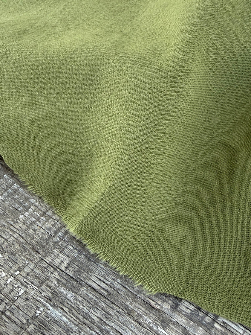 Washed Linen Cotton Fabric by the Yard – Lightweight 50% Linen 50% Cotton Fabric | 145 cm Wide | 6 Natural Colors