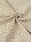 Tissus en lin de soie rayés et texturés pour un style inspiré de la nature, qualité unique pour les robes d'été kimono et les tenues de nouveau-né | Non blanchi.