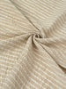 Tissus en lin de soie rayés et texturés pour un style inspiré de la nature, qualité unique pour les robes d'été kimono et les tenues de nouveau-né | Non blanchi.