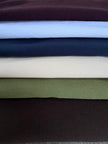 Washed Linen Cotton Fabric by the Yard – Lightweight 50% Linen 50% Cotton Fabric | 145 cm Wide | 6 Natural Colors