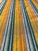 Multi Color Striped Pattern Moiré Fabric By The Yard.