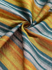 Multi Color Striped Pattern Moiré Fabric By The Yard.