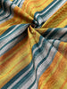 Multi Color Striped Pattern Moiré Fabric By The Yard.
