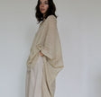 Camel Unique Natural Sheer, Textured Cotton Linen Mix Special Fabrics.