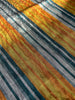 Multi Color Striped Pattern Moiré Fabric By The Yard.