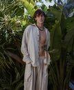 Linen Fabric By The Yard, Organic Cotton Fabric.