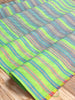 Multi Color Striped Pattern Moiré Fabric By The Yard.