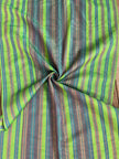 Multi Color Striped Pattern Moiré Fabric By The Yard.