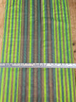 Multi Color Striped Pattern Moiré Fabric By The Yard.