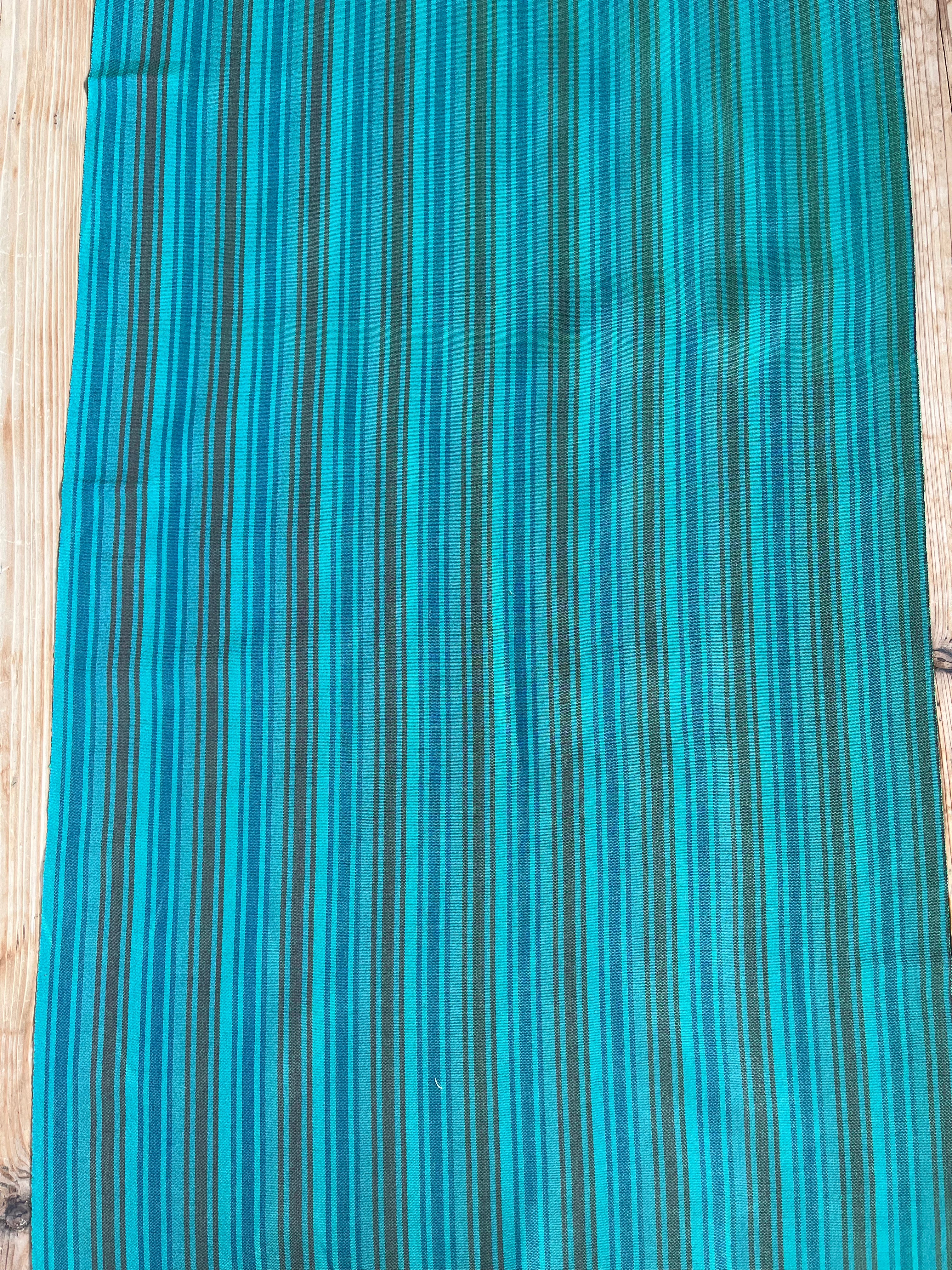 Multi Color Striped Pattern Moiré Fabric By The Yard.