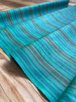 Multi Color Striped Pattern Moiré Fabric By The Yard.