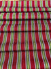 Multi Color Striped Pattern Moiré Fabric By The Yard.