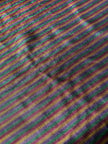 Multi Color Striped Pattern Moiré Fabric By The Yard.