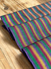 Multi Color Striped Pattern Moiré Fabric By The Yard.