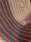Multi Color Striped Pattern Moiré Fabric By The Yard.