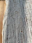 Ivory White Textured Linen Fabric By The Yard Natural Fabrics.