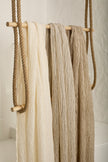 Camel Textured Linen Fabric By The Yard Natural Fabrics.