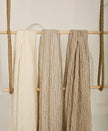 Camel Textured Linen Fabric By The Yard Natural Fabrics.
