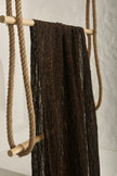 Brown Linen Textured Linen Fabric By The Yard Natural Fabrics.
