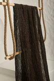 Brown Linen Textured Linen Fabric By The Yard Natural Fabrics.