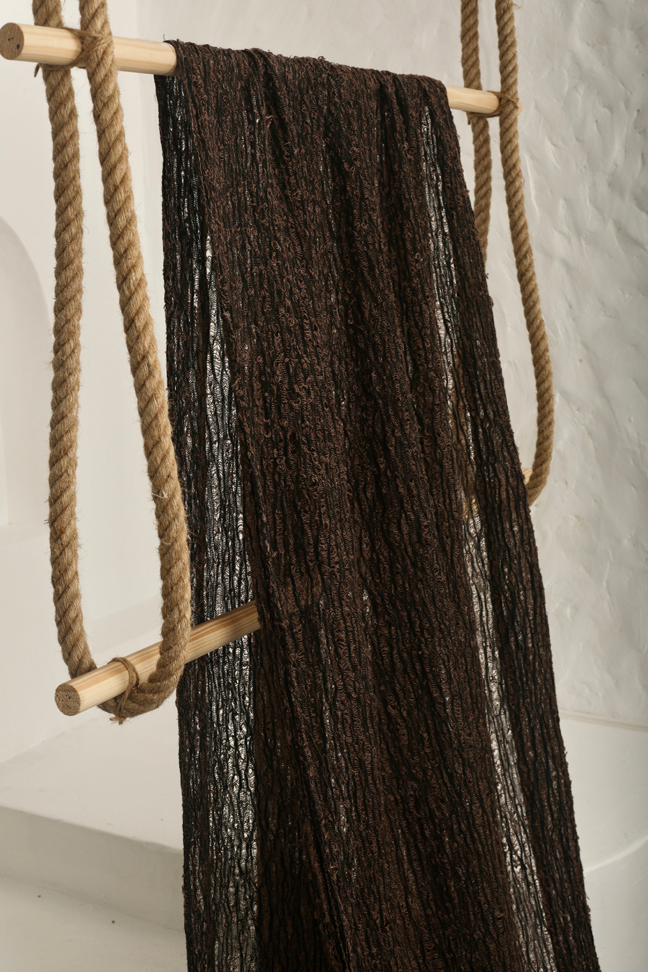Brown Linen Textured Linen Fabric By The Yard Natural Fabrics.