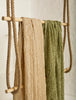 Camel Unique Natural Sheer, Textured Cotton Linen Mix Special Fabrics.