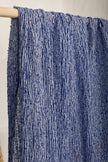 Blue Unique Natural Fabrics: Funky, Sheer, and Textured Cotton Linen.