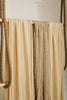 Neutral Stretchy Crinkle Linen Fabric, Textured Surface.