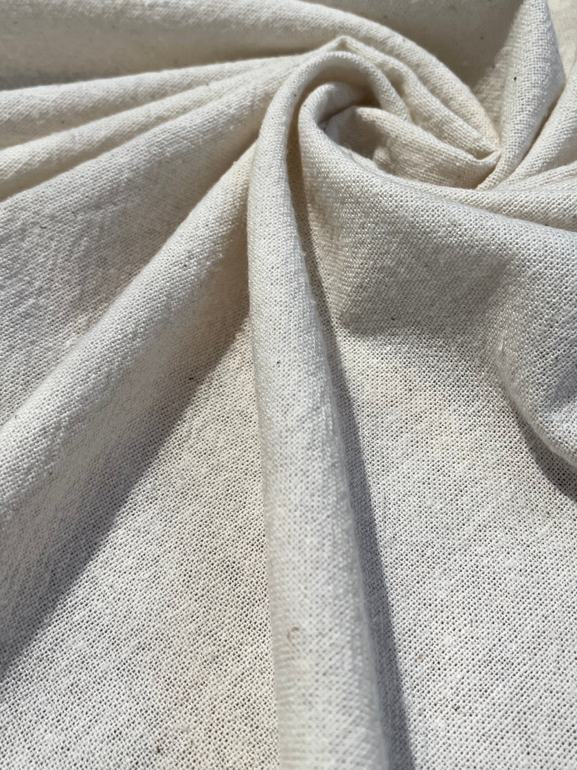 Ağartılmamış Nötr Fildişi Rengi Buruşuk Tül Kumaş, Sile Kumaş. Sile Kumaş.