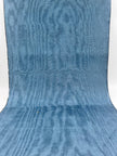 Blue Silk Home Textile Interior Fabrics Watermark Patterns.