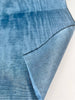 Blue Silk Home Textile Interior Fabrics Watermark Patterns.