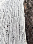Ivory White Textured Linen Fabric By The Yard Natural Fabrics.