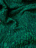 Tissu de lin vert viridian par cour, tissu en coton biologique, tissus naturels semi-transparents texturés à la main