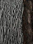 Black- White Green Textured Linen Fabric By The Yard Natural Fabrics.
