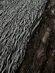 Black- White Green Textured Linen Fabric By The Yard Natural Fabrics.
