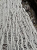 Tissus naturels uniques couleur pierre : mélange de lin en coton funky, transparent et texturé | Tissus spéciaux de qualité avec texture 3D pour les créations estivales.