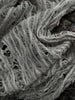 Tissus naturels uniques couleur pierre : mélange de lin en coton funky, transparent et texturé | Tissus spéciaux de qualité avec texture 3D pour les créations estivales.