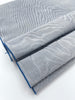 Pastel Blue Colour Silk Moire Home Textile Interior Fabrics, Watermark Pattern.