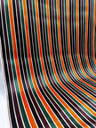 Multicolour Stripes Satin Silk Weave, Home Textile Interior Fabrics.