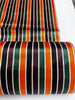 Multicolour Stripes Satin Silk Weave, Home Textile Interior Fabrics.
