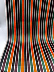 Multicolour Stripes Satin Silk Weave, Home Textile Interior Fabrics.